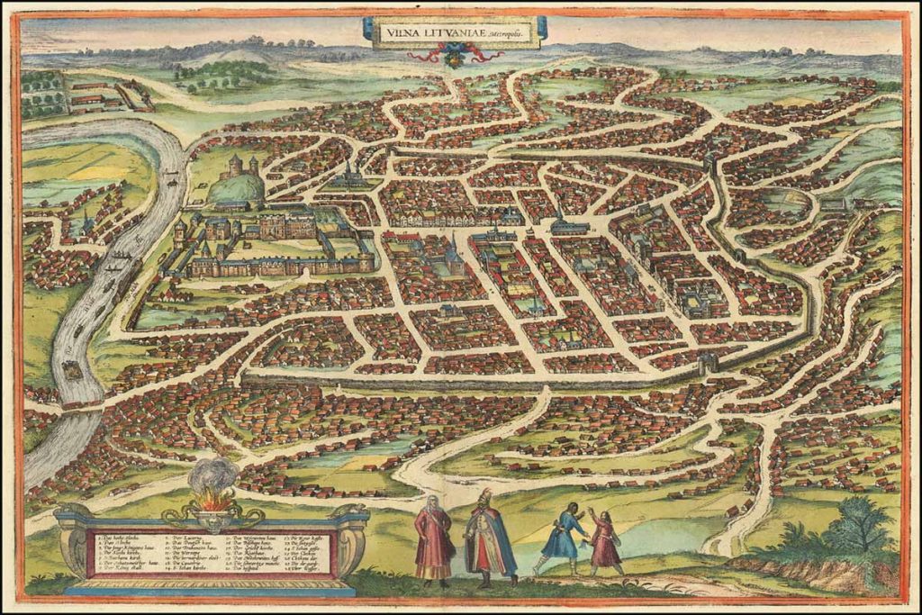 Vilnius Brauno pasaulio miestų atlase